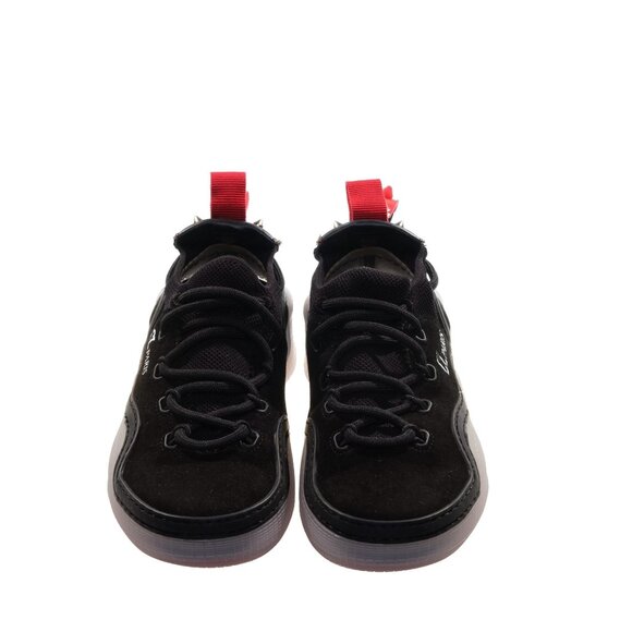 Christian Louboutin Arpoador Donna Flat Black Laceup Suede Sneakers EU36 US6 - Picture 3 of 6